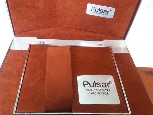 1970's PULSAR Led Calculator (First Calculator Watch) BOX ONLY