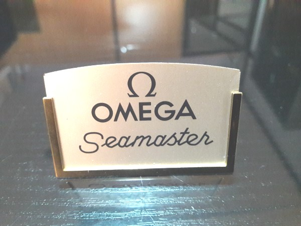 OMEGA : Vintage 1970's Omega Seamaster display stand dealer window