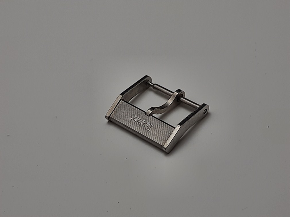 VINTAGE NOS 1960-70'S ZODIAC 15MM STAINLESS STEEL WATCH BUCKLE