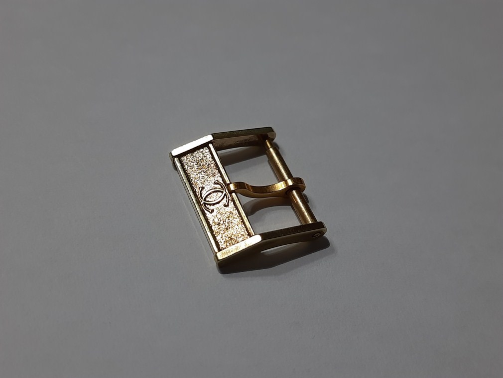 VINTAGE 1960-70'S CARTIER 14MM YELLOW GOLD PLATED WATCH BUCKLE