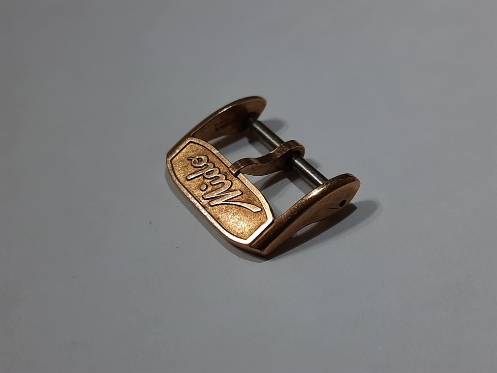 VINTAGE 1960'S SWISS MIDO 16MM ROSE GOLD PLATED WATCH BUCKLE
