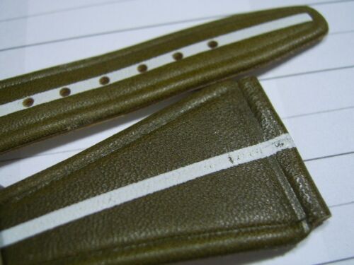 TISSOT ASTROLON : 25MM GREEN OLIVE LEATHER STRAP FOR ASTROLON RESEARCH IDEA 2001