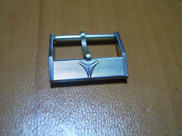 VINTAGE NOS 60'S SWISS SYNCHRON 16 MM STAINLESS STEEL GENT'S BUCKLE