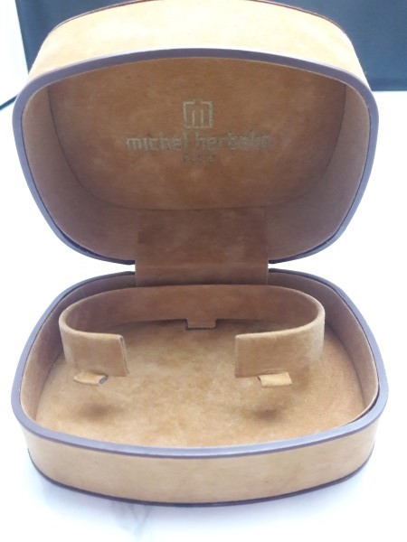 MICHEL HERBELIN : Vintage 1970's Michel Herbelin presentation watch box
