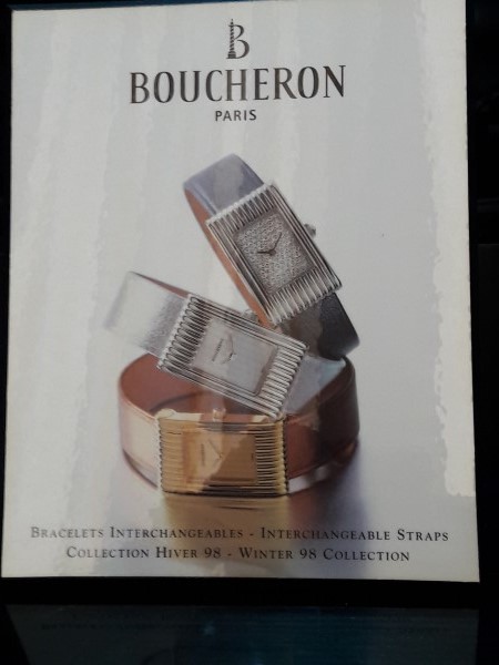 BOUCHERON : Watch Stand Display BOUCHERON Summer 1998 Collection