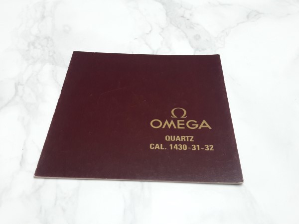  1983 INSTRUCTION BOOKLET FOR OMEGA QUARTZ CAL 1430 - 31 - 32