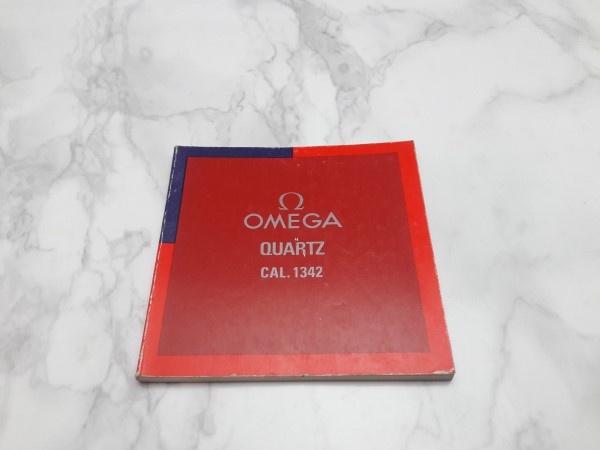 1979 INSTRUCTION MANUAL BOOKLET FOR OMEGA QUARTZ CAL 1342