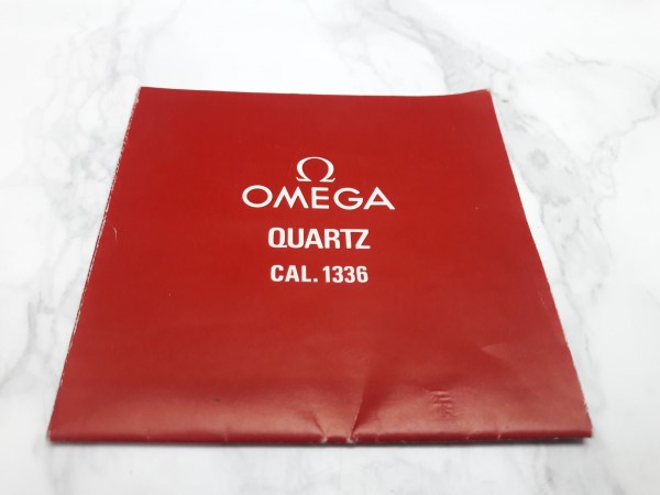 OMEGA : 1982 INSTRUCTION BOOKLET FOR OMEGA QUARTZ CAL 1336