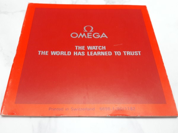OMEGA : 1982 INSTRUCTION BOOKLET FOR OMEGA QUARTZ CAL 1417 - 1418