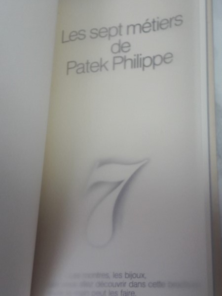 RARE 1981 PATEK PHILIPPE CATALOG BOOKLET BROCHURE NAUTILUS 3700/1