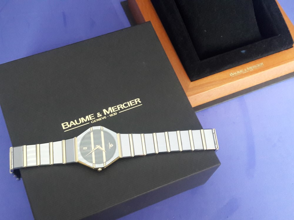 Baume & Mercier Avant-Garde 18kt And Tungsten 5138.038 - Pre-Owned Mens Watches 