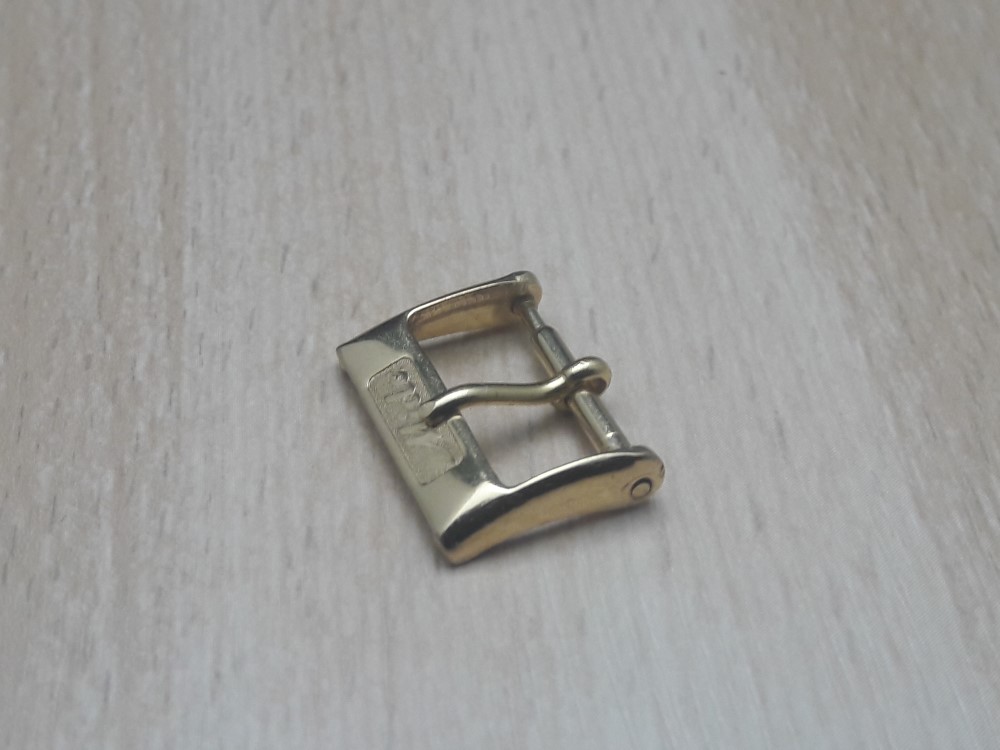 VINTAGE NOS 1970'S MIDO 14MM GOLD PLATED WATCH BUCKLE