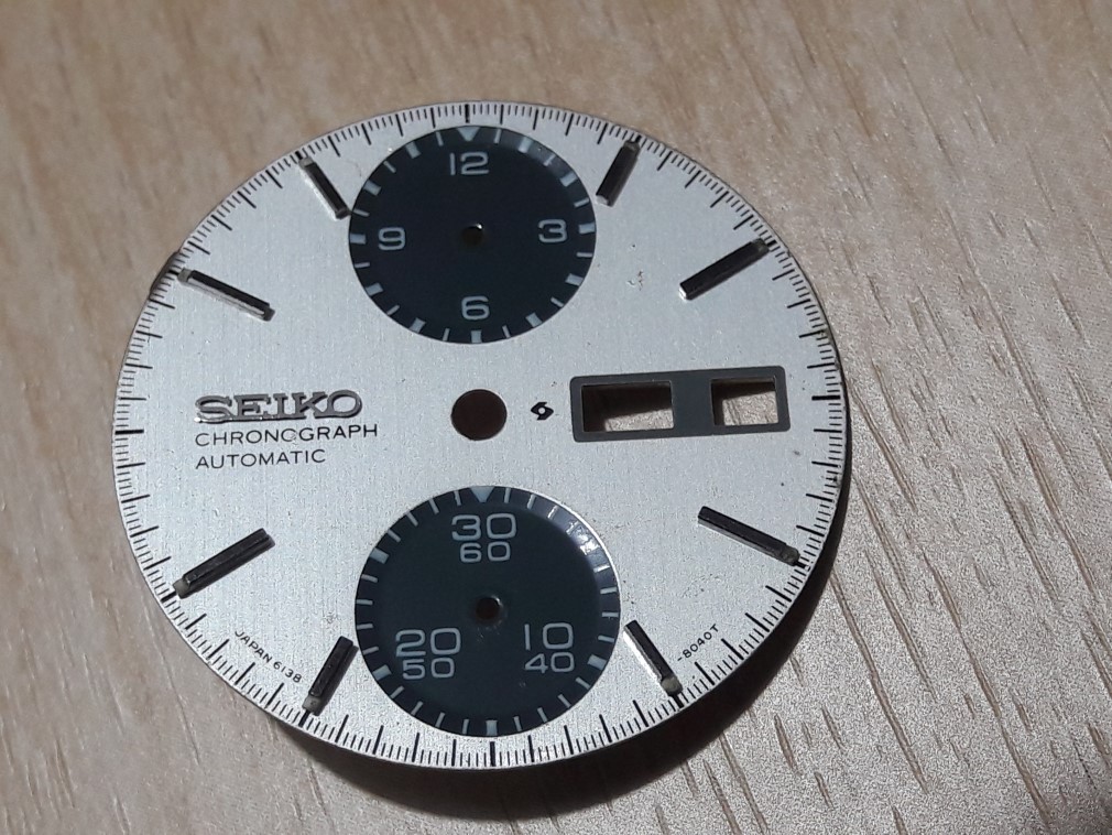 MaxiMaze Watches : SEIKO CHRONOGRAPH 6138-8020 PANDA DIAL AS IS FOR PARTS