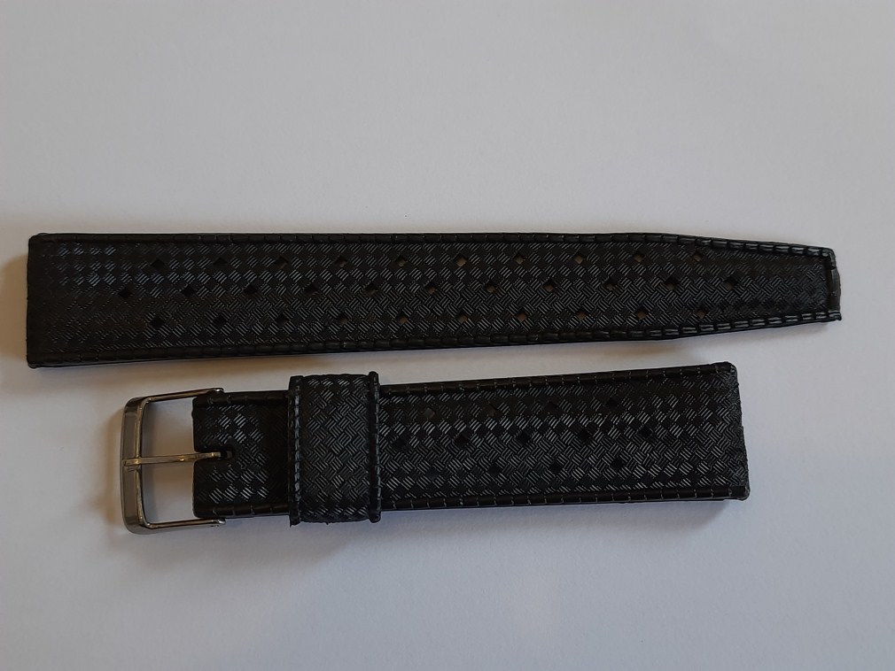 AUTHENTIC NOS 1960'S 18MM TROPIC PERFORATED SWISS BAND STRAP