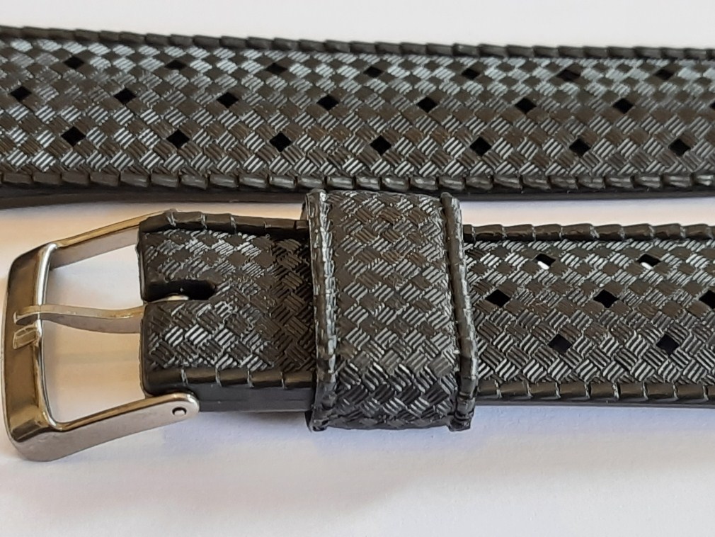AUTHENTIC NOS 1960'S 18MM TROPIC PERFORATED SWISS BAND STRAP