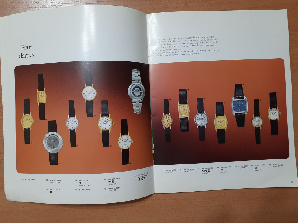  EXTREMELY RARE OMEGA / TISSOT CATALOGUE 1972 COLLECTION