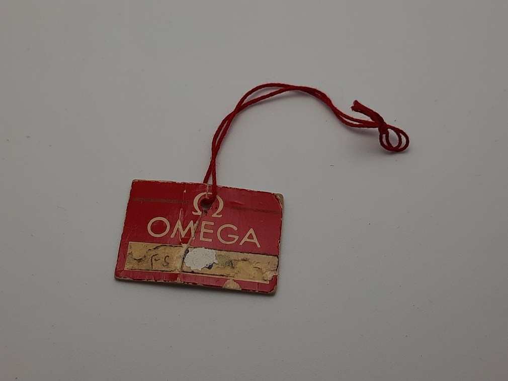 Extremely rare 1970's OMEGA Hang Tag for Seamater Chronograph 