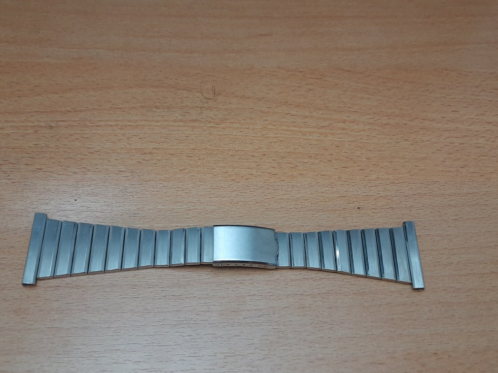 RARE 30MM ROWI 1970'S VINTAGE STAINLESS STEEL BRACELET (MADE IN GERMANY)