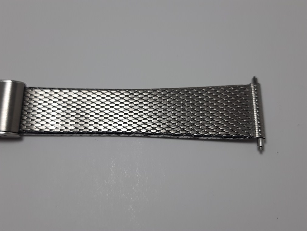 Elegant NOS 1960-70's MARUMAN High Quality Japan Made 18MM S Steel Mesh Bracelet