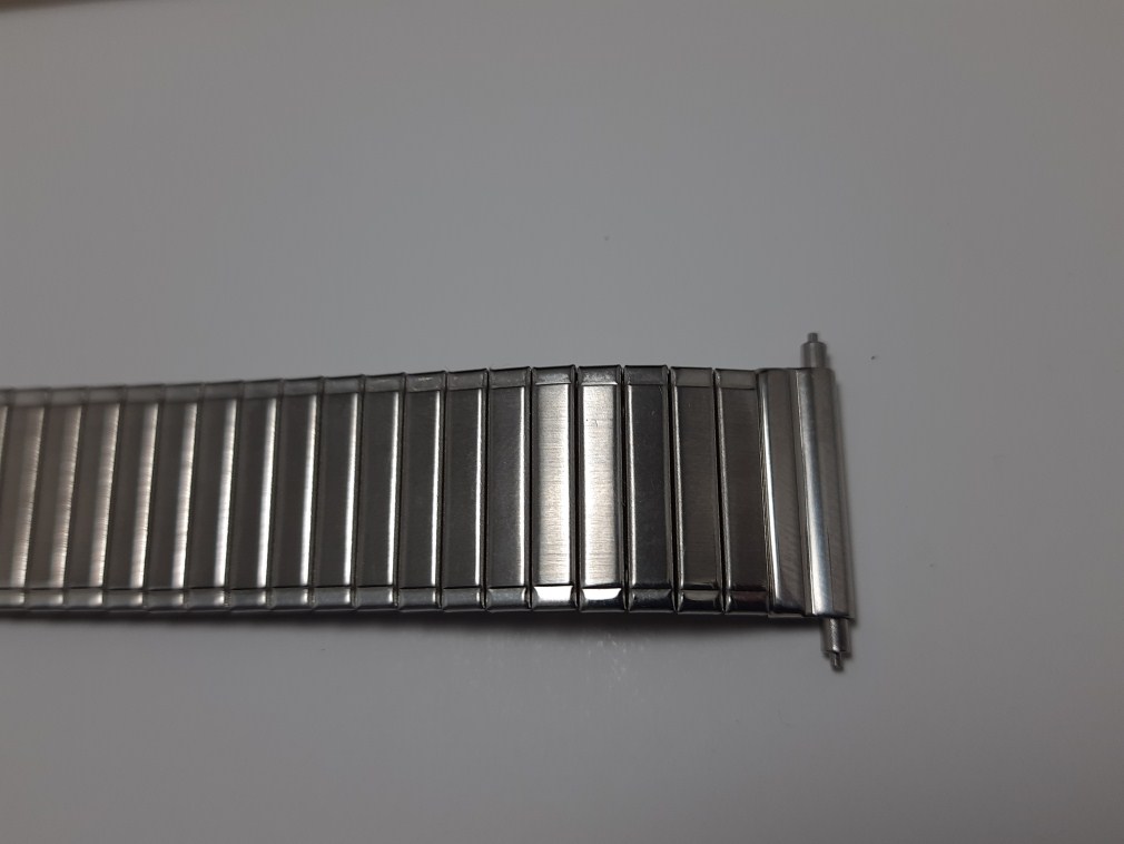 NOS 1960's MARUMAN High Quality Japan 18MM Expandable Flex Stainless Steel Bracelet