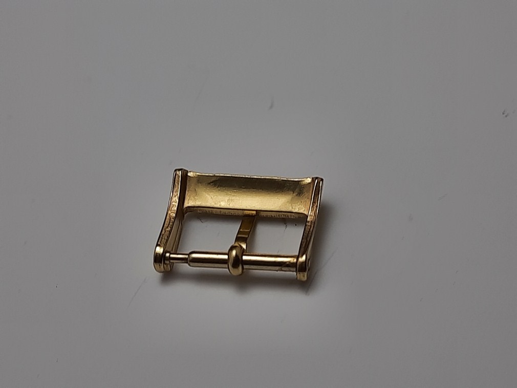 VINTAGE NOS 1960-70'S MIDO 14MM YELLOW GOLD PLATED WATCH BUCKLE