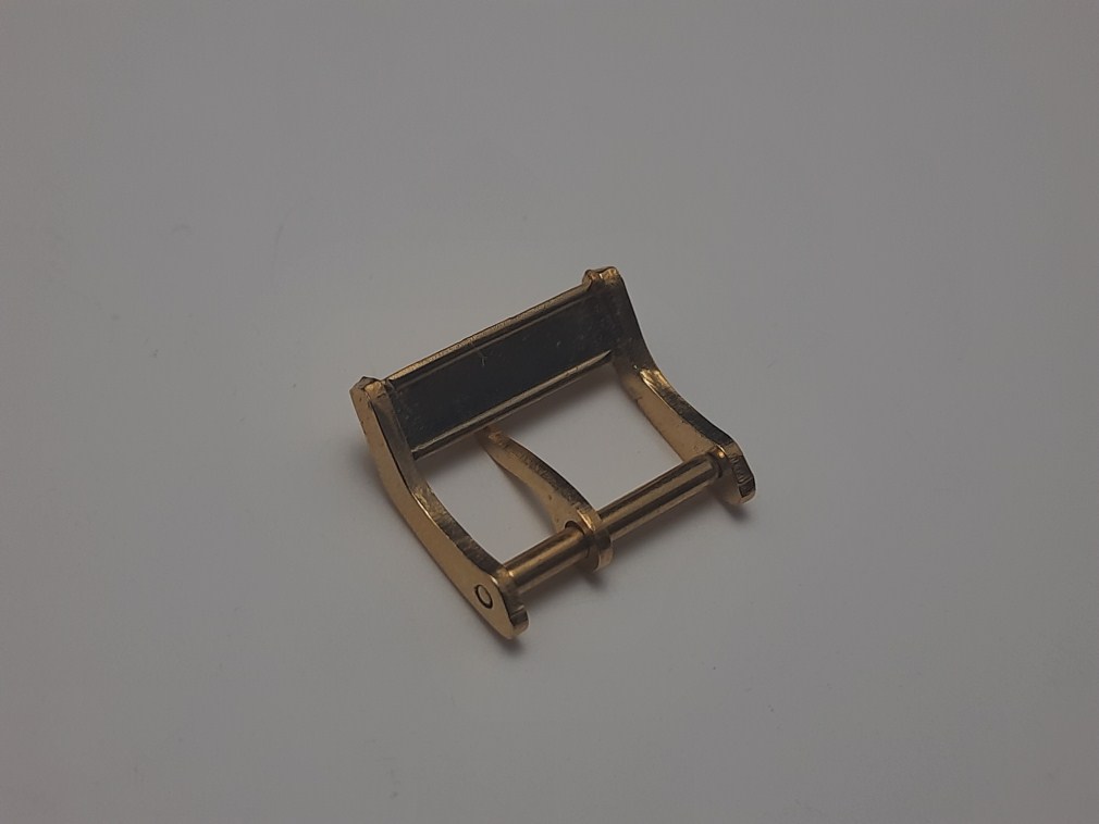 VINTAGE NOS 14MM RADO YELLOW GOLD PLATED WATCH BUCKLE