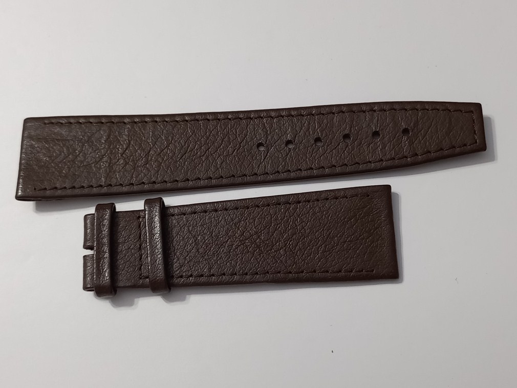 VINTAGE NOS 1970'S 22X18 MM BREITLING BROWN LEATHER BAND STRAP
