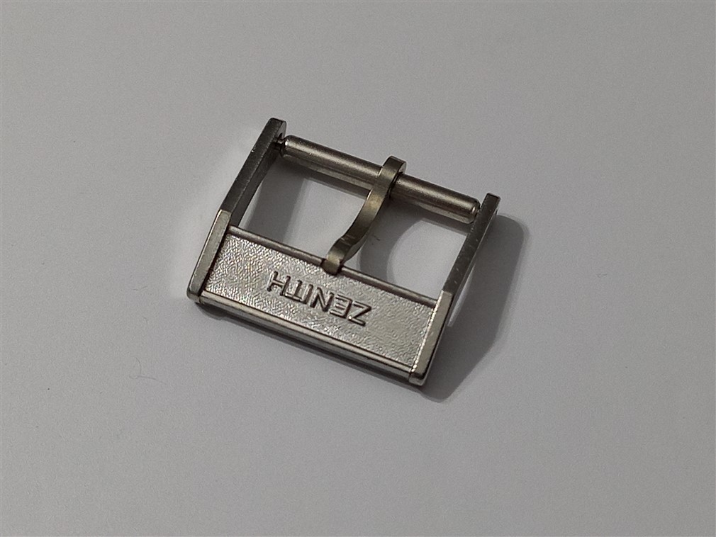 VINTAGE NOS 1970'S ZENITH 14MM STAINLESS STEEL WATCH BUCKLE