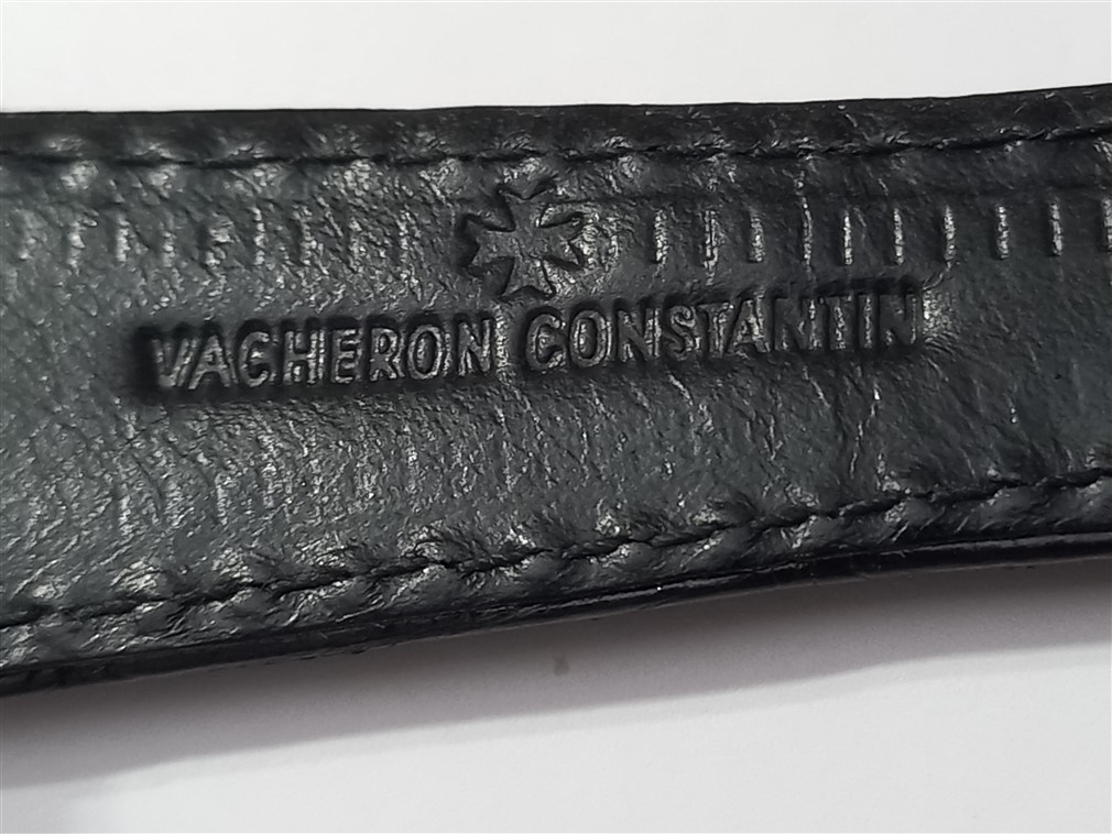 VACHERON CONSTANTIN 21MM BLACK CROCODILE BAND STRAP