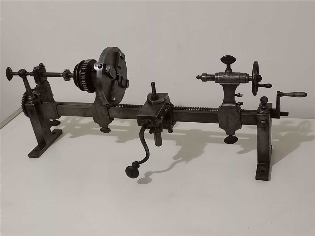 Earliest rose engine lathe ever found 1600's / A real museum piece
